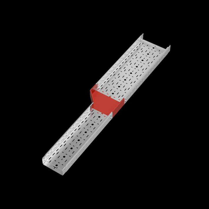 Переходник левый 80х200-300 мм ПЛЮС INOX304