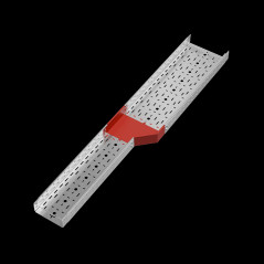 Переходник правый 80х200-300 мм ПЛЮС INOX304