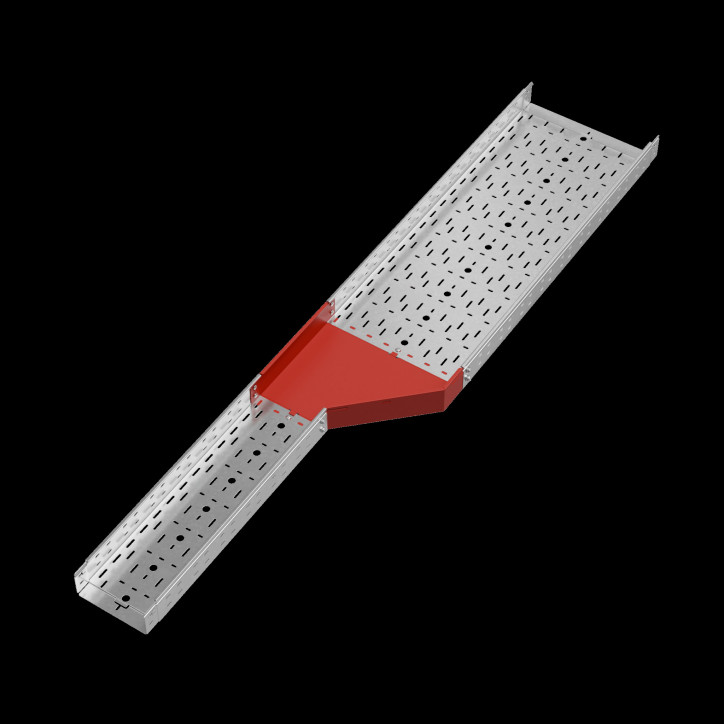 Переходник правый 80х200-400 мм ПЛЮС INOX304 Переходник правый 80х200-400 мм ПЛЮС INOX304
