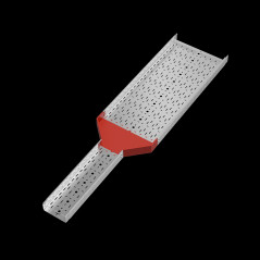 Переходник центральный 80х200-500 мм ПЛЮС INOX304