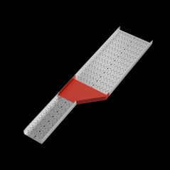 Переходник правый 80х300-600 мм ПЛЮС