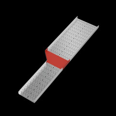 Переходник левый 80х400-600 мм ПЛЮС