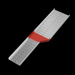 Переходник правый 80х400-600 мм ПЛЮС INOX304