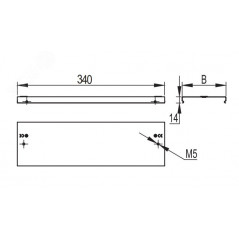 Крышка на ответвитель TD / TDS осн.80 в комплекте с метизами и пластинами PTCE