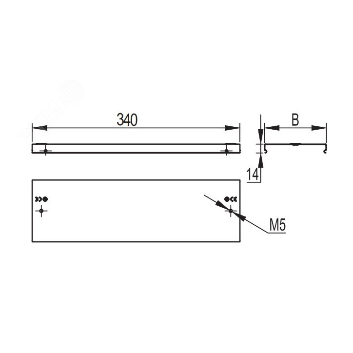 Крышка на ответвитель TD / TDS осн.80 в комплекте с метизами и пластинами PTCE Крышка на ответвитель TD / TDS осн.80 в комплекте с метизами и пластинами PTCE
