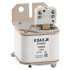 Предохранитель ПП60С-38Г0-500А-УХЛ3-