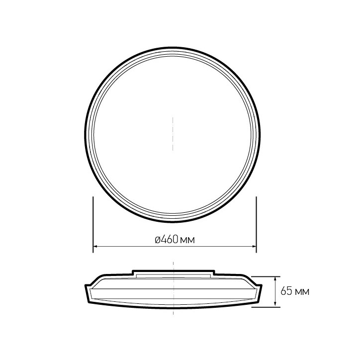 Светильник светодиодный ДБО-70w OPAL 4000К черный 5600Лм IP20 JazzWay