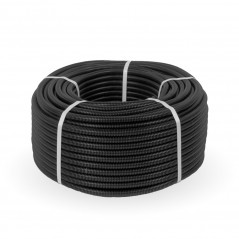 Труба гофрированная ПВХ легкая черная с зондом д16 (50 м/3000 м уп/пал)