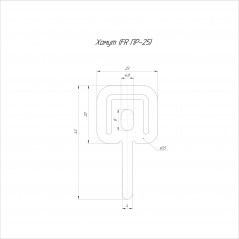 Хомут (FR ПР-25) (100 шт/уп)