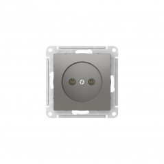 ATLASDESIGN РОЗЕТКА без заземления без шторок, 16А, быстрозажимные клеммы, СТАЛЬ