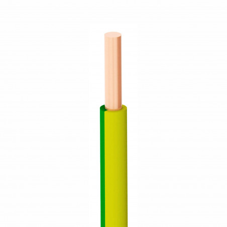 Провод силовой ПуВнг(А)-LS 1х1,5желто-зеленый