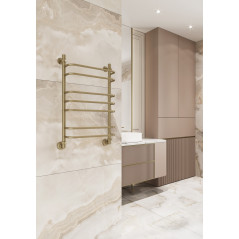 Полотенцесушитель ДВИН Q 80/50 Водяной 1'-1/2' К1 Полированный