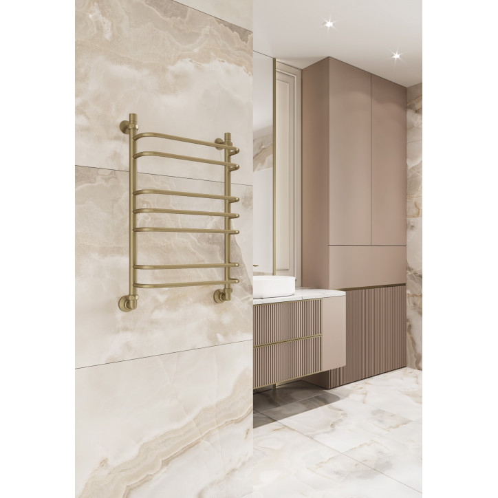 Полотенцесушитель ДВИН Q 80/50 Водяной 1'-1/2' К1 Полированный Полотенцесушитель ДВИН Q 80/50 Водяной 1'-1/2' К1 Полированный