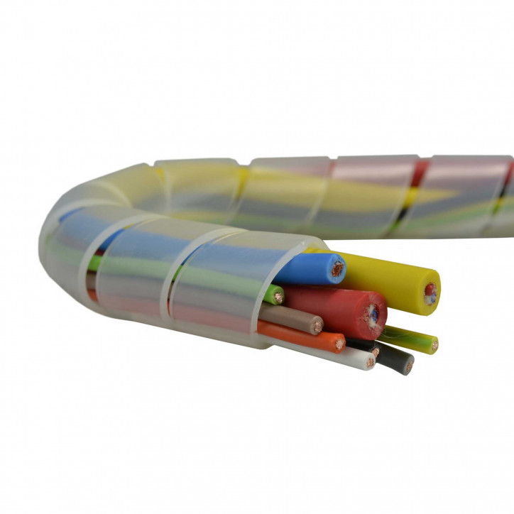 Жгут витой SPIRALITE P3 (25м) QUADRO прозрачный Жгут витой SPIRALITE P3 (25м) QUADRO прозрачный