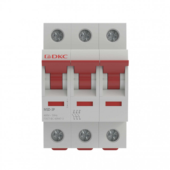 Выключатель нагрузки трёхполюсный 80A