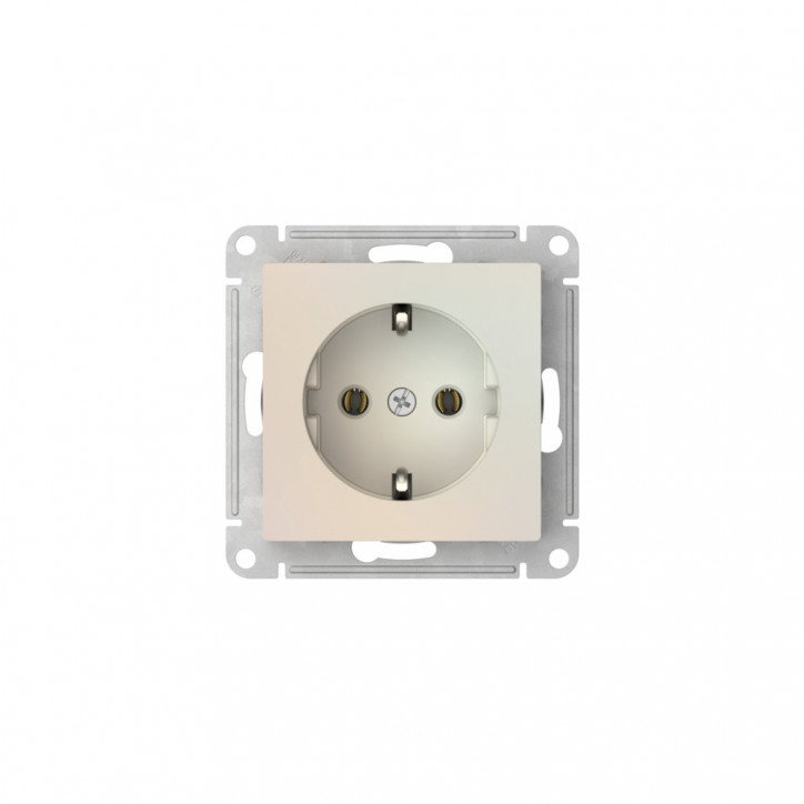 ATLASDESIGN РОЗЕТКА с заземлением, 16А, быстрозажимные клеммы, ЖЕМЧУГ ATLASDESIGN РОЗЕТКА с заземлением, 16А, быстрозажимные клеммы, ЖЕМЧУГ