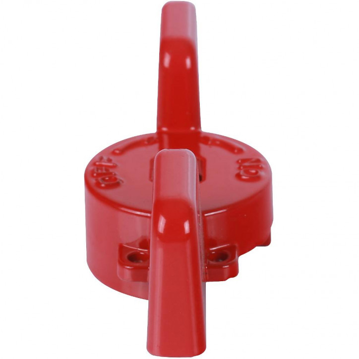 Ручка-бабочка для шарового крана STOUT 1'- 1 1/4' (Красная)