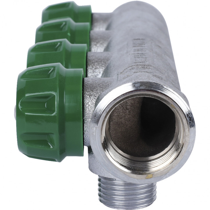 SMB-6850-341204 STOUT Коллектор регулирующий 3/4', 4 отвода 1/2'