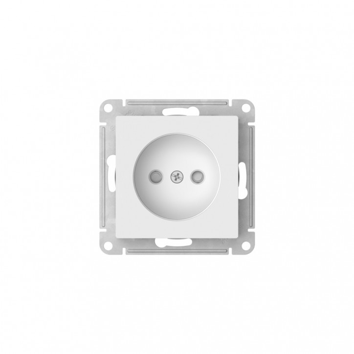 ATLASDESIGN РОЗЕТКА без заземления со шторками, 16А, быстрозажимные клеммы, БЕЛЫЙ ATLASDESIGN РОЗЕТКА без заземления со шторками, 16А, быстрозажимные клеммы, БЕЛЫЙ