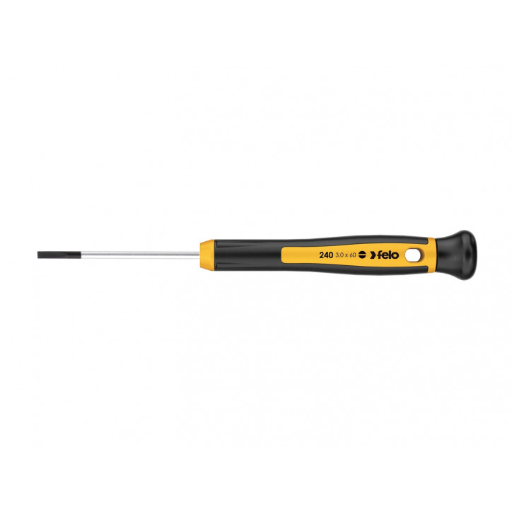 Отвертка шлицевая плоская для точных работ 3,0X0,5X100 Отвертка шлицевая плоская для точных работ 3,0X0,5X100