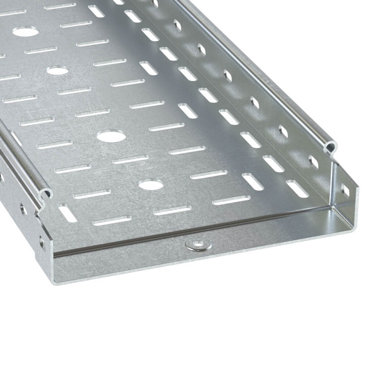 Лоток перфорированный 150х50 L-3000мм толщина 1.2мм цинк-ламельный