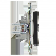 SKANDY Розетка TV оконечная SK-A12Bl черный IEK