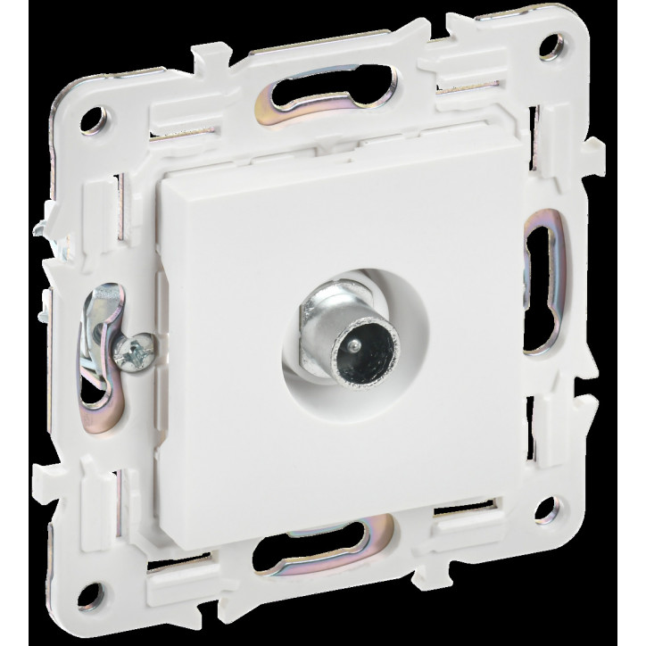 SKANDY Розетка TV проходная SK-A17W арктический белый IEK