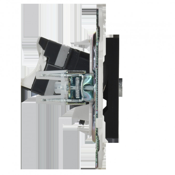 SKANDY Розетка двойная TV+RJ45 кат.5E SK-A14Bl черный IEK