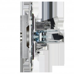 SKANDY Розетка двойная TV+RJ45 кат.5E SK-A14S серебряный IEK