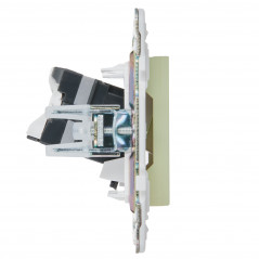 SKANDY Розетка компьютерная RJ45 кат.5E SK-K01G мятный IEK