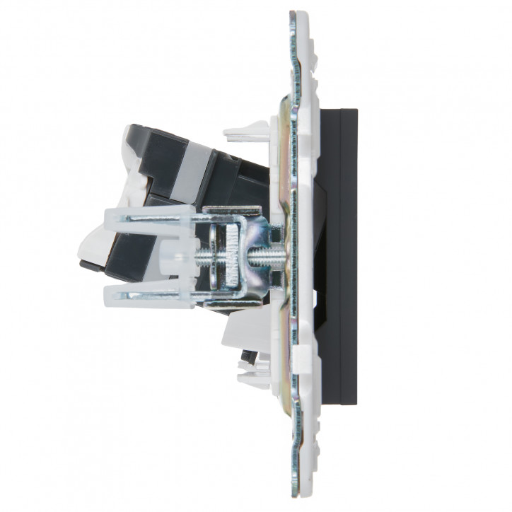 SKANDY Розетка компьютерная RJ45 кат.5E SK-K01G графит IEK SKANDY Розетка компьютерная RJ45 кат.5E SK-K01G графит IEK