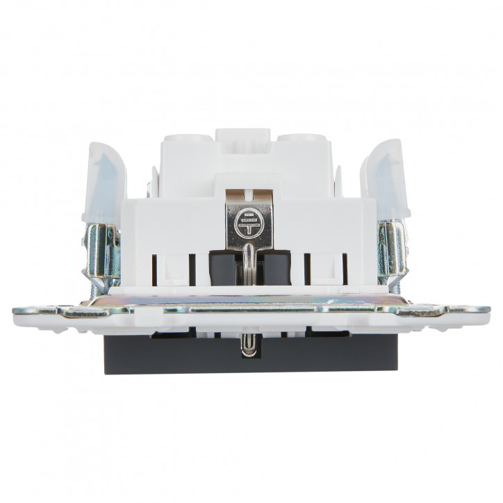 SKANDY Розетка с заземлением без защитных шторок 16А SK-R05G графит IEK SKANDY Розетка с заземлением без защитных шторок 16А SK-R05G графит IEK