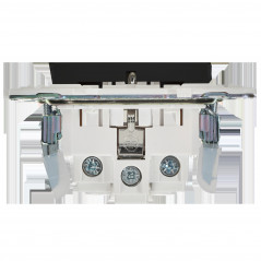 SKANDY Розетка с заземлением с защитными шторками 16А SK-R04Bl черный IEK