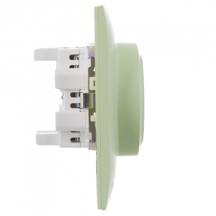 SKANDY Розетка 2-местная с заземлением без защитных шторок 16А в сборе SK-R08G мятный IEK SKANDY Розетка 2-местная с заземлением без защитных шторок 16А в сборе SK-R08G мятный IEK