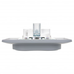 SKANDY Розетка 2-местная с заземлением с защитными шторками 16А в сборе SK-R07Gr серый IEK