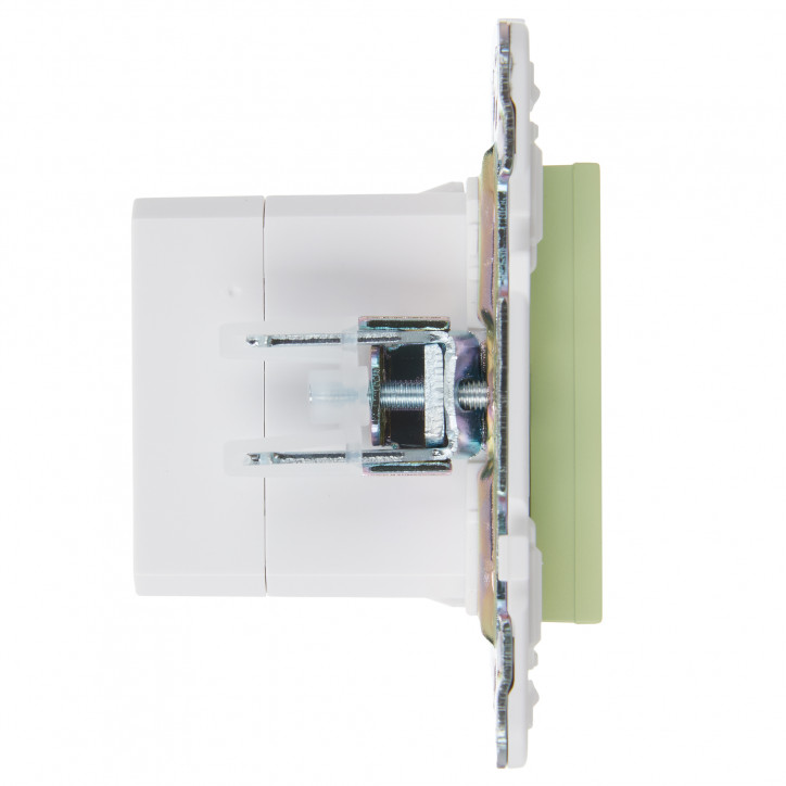SKANDY Розетка USB A+C 18Вт SK-R13G мятный IEK