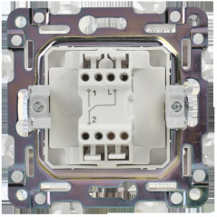 SKANDY Выключатель 1-клавишный проходной 10А SK-V02W арктический белый IEK