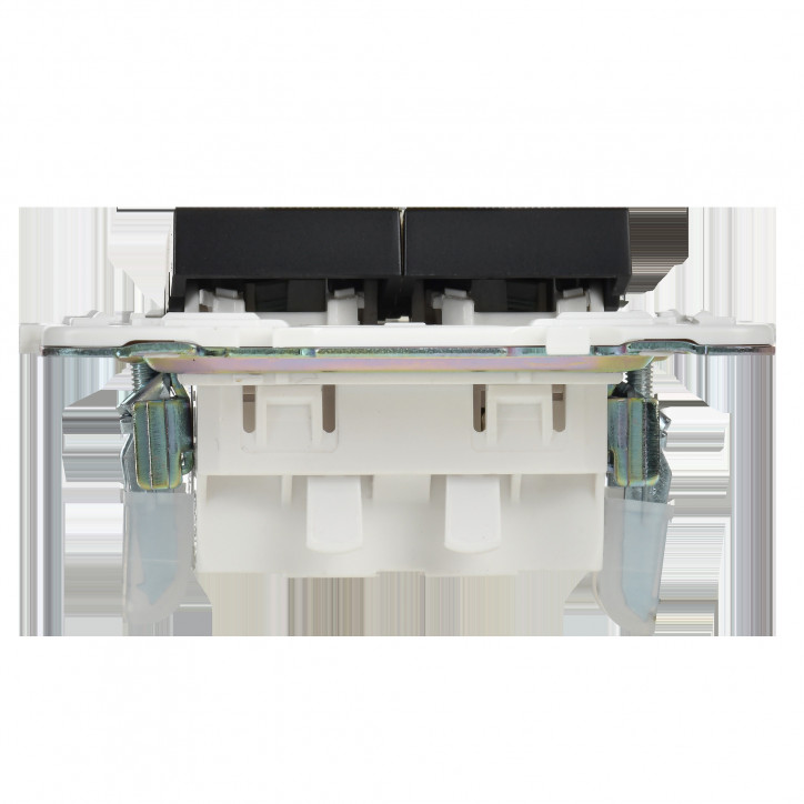 SKANDY Выключатель 2-клавишный с индикацией 10А SK-V09Bl черный IEK SKANDY Выключатель 2-клавишный с индикацией 10А SK-V09Bl черный IEK