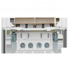 SKANDY Выключатель 2-клавишный перекрестный 10А SK-V06Sa песочный IEK