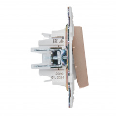 SKANDY Выключатель 3-клавишный 10А SK-V11Sa песочный IEK