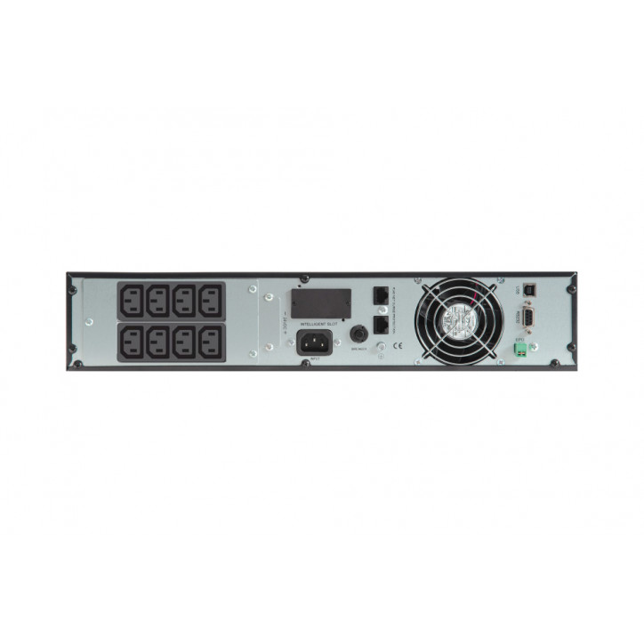 Источник бесперебойного питания 9903 SKAT-UPS 1000-RACK-ON-E Online 1000 ВА/900 Вт, синус, внешн. АКБ х 2 шт, 8xC13