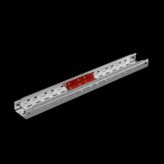 Соединительная пластина усиленная П-образная для лотка 50х100 мм ПЛЮС