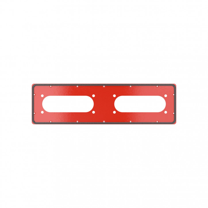 Фланец красный для ST c перфорацией тип 5