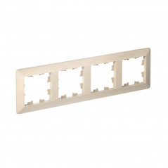 ATLASDESIGN AIR 4-постовая РАМКА, БЕЖЕВЫЙ/дымчатый белый