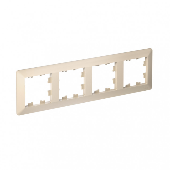 ATLASDESIGN AIR 4-постовая РАМКА, БЕЖЕВЫЙ/дымчатый белый