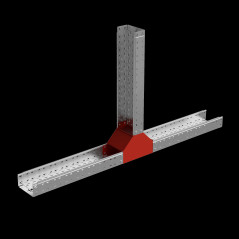 Т-отвод вертикальный вверх 100х400 мм ПЛЮС HD
