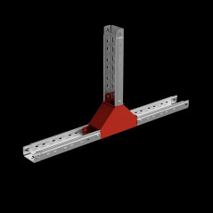 Т-отвод вертикальный вверх 50х50 мм ПЛЮС HD