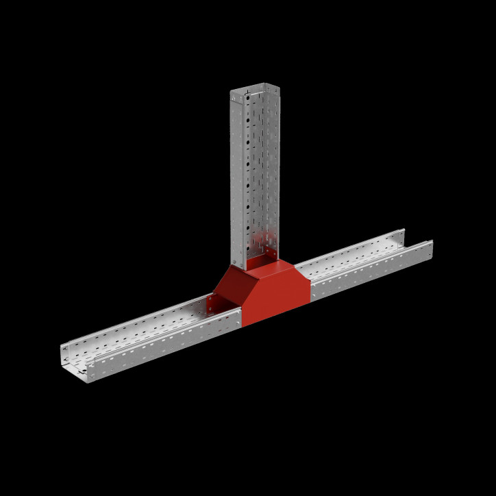 Т-отвод вертикальный 80х500 мм вверх c разворотом трассы на 90 гр. ПЛЮС INOX304 Т-отвод вертикальный 80х500 мм вверх c разворотом трассы на 90 гр. ПЛЮС INOX304