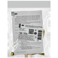 TEKFOR Шина PE земля в комбинированном DIN-изоляторе Стойка 6х9-11-ЖЗ IEK