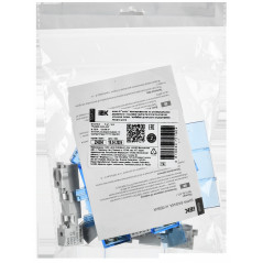 TEKFOR Шина N ноль изолированная на универсальном держателе 8х12-10-С IEK